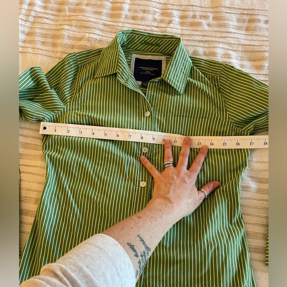 American Eagle striped button down - Picture 7 of 10
